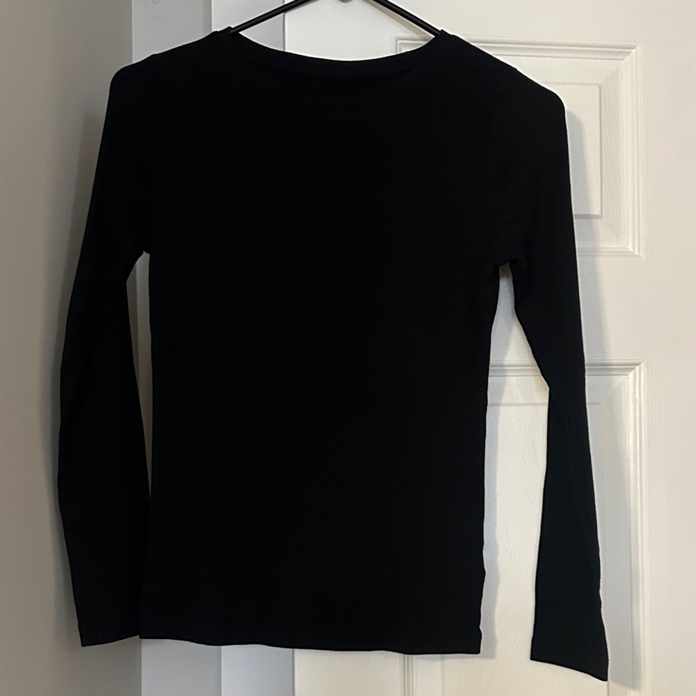 a new day Black Long Sleeve Tee